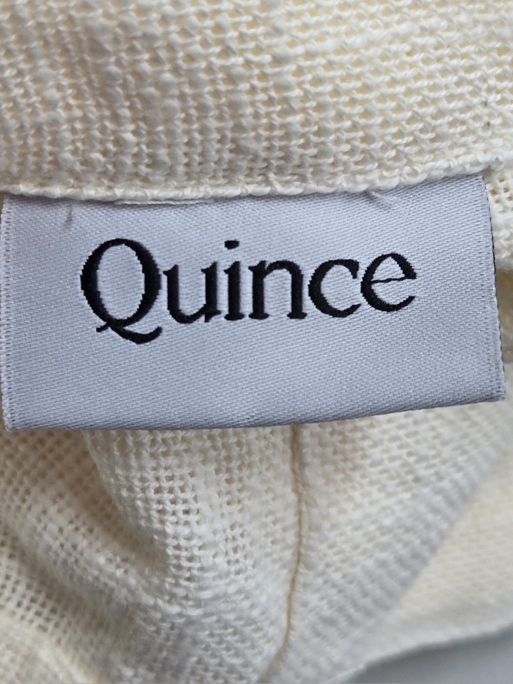 QUINCE Set Of 4 48x108 Cotton Sheer Curtains Ivory 0848 - Picture 10 of 12